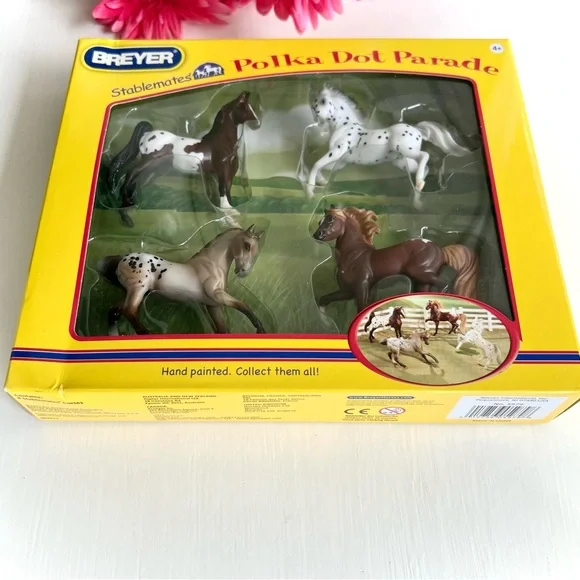 NEW Breyer Stablemates Polka Dot Parade Horse Figures Collectible Toy Set # 5979 - Picture 2 of 15